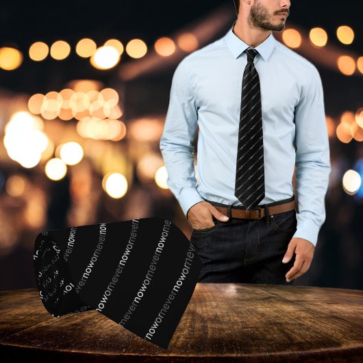 Jetzt oder nie verschwinden Zitat Minimalistisch s Krawatte