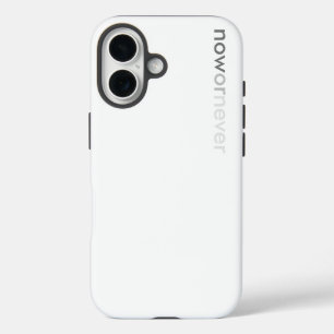 Jetzt oder nie verschwinden Zitate für Aufschieber iPhone 16 Hülle
