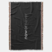 Jetzt oder nie verschwinden Zitate für Aufschieber Decke (Vorderseite Vertikal)