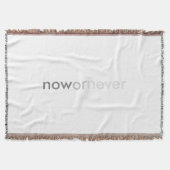 Jetzt oder nie verschwinden Zitate für Aufschieber Decke (Vorderseite)