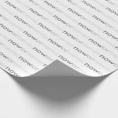 Jetzt oder nie verschwinden Zitate für Aufschieber Geschenkpapier (Ecke)