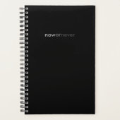 Jetzt oder nie verschwinden Zitate für Aufschieber Planer (Vorderseite)