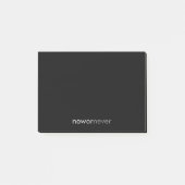 Jetzt oder nie verschwinden Zitate für Aufschieber Post-it Klebezettel (Vorderseite)