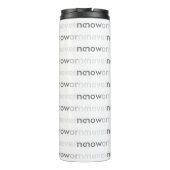 Jetzt oder nie verschwinden Zitate für Aufschieber Thermosbecher (Rückseite)