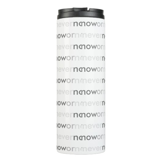 Jetzt oder nie verschwinden Zitate für Aufschieber Thermosbecher (Rückseite)