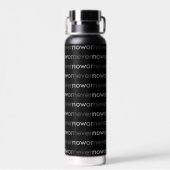 Jetzt oder nie verschwinden Zitate für Aufschieber Trinkflasche (Rückseite)