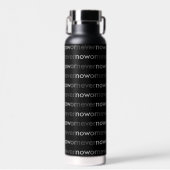 Jetzt oder nie verschwinden Zitate für Aufschieber Trinkflasche (Vorne)