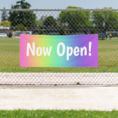 Jetzt öffnen! Regenbogenbanner Banner (Insitu)