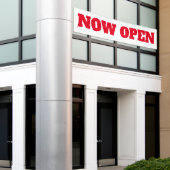 Jetzt öffnen Sie neue Business-Werbung kühl Banner (Äußeres Gebäude)