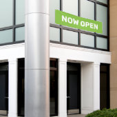 Jetzt Open Green Small Business Banner (Äußeres Gebäude)