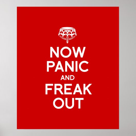 JETZT PANIC UND FREAK OUT POSTER (Vorne)