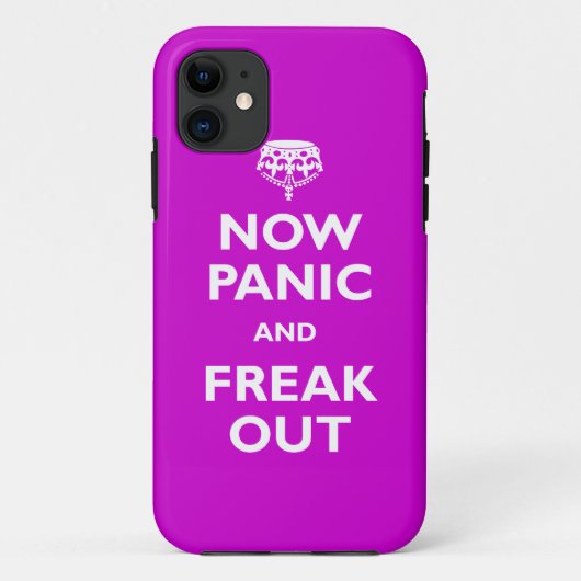 Jetzt Panik und Freak Out Case-Mate iPhone Hülle (Rückseite)