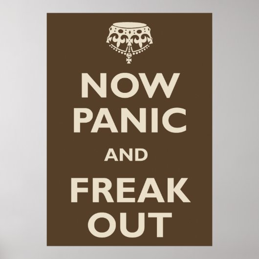 Jetzt Panik und Freak-Out Poster (Vorne)