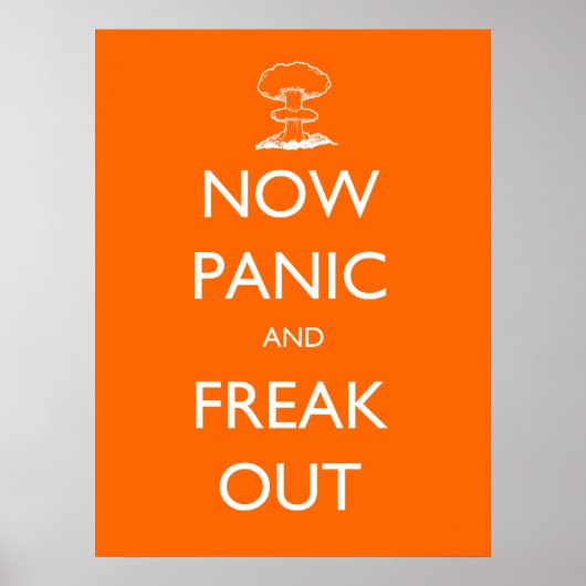 Jetzt Panik und Freak Out Poster (Vorne)