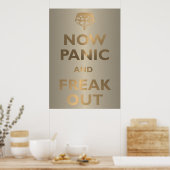 Jetzt Panik und Freak-Out Poster (Küche)