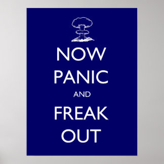 Jetzt Panik und Freak Out Poster