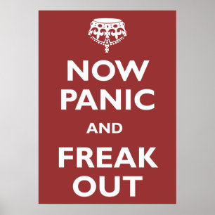 Jetzt Panik und Freak-Out Poster