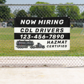 Jetzt Personalisieren: Gesucht werden Hazmat-CDL-F Banner