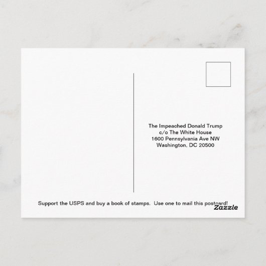 JETZT RESIGN POSTKARTE (Rückseite)