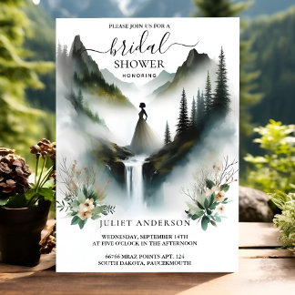 Jetzt River Rain Cloud Smoky Mountain Brautparty Einladung