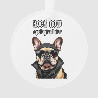 Jetzt Rock, entschuldigen Sie sich später Ornament