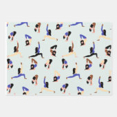 Jetzt Ruhe - Yoga Themed Geschenkpapier Set (Vorderseite 2)