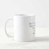 Jetzt sagen Sie Im hübsch Kaffeetasse (Links)