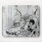 Jetzt sah König Arthur das suchende Tier Mousepad (Vorne)