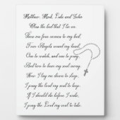 Jetzt schläfe ich mich hinunter fotoplatte (Vorderseite)