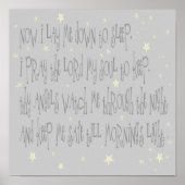 Jetzt schläfe ich mich hinunter poster (Vorne)