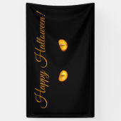 Jetzt sieht er dich schwarzen Katze hinzufügen Tex Banner (Vertikal)