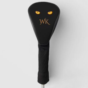Jetzt sieht er euch Black Cat Initial Golf Headcover