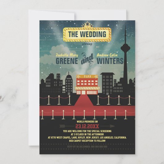 Jetzt spielen - Toronto-Version Einladung (Vorderseite)