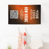 Jetzt Stellenausschreibung Banner QR Code Orange G (Insitu)