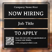 Jetzt Stellenausschreibung Geschäftsleere Stelle Fensteraufkleber (Blatt 2)