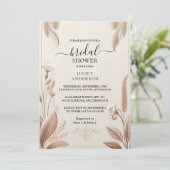 Jetzt Stoff Velvet Lace Linen Papier Brautparty Einladung (Stehend Vorderseite)