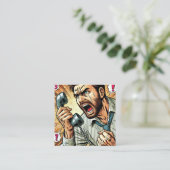 Jetzt! Telefonnummerkarte (Stehend Vorderseite)