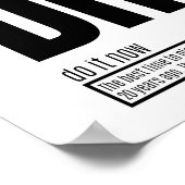 Jetzt tun - grundlegende Erfolgsfaktoren Poster (Ecke)