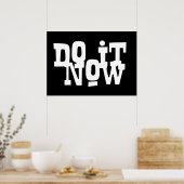 Jetzt tun poster (Küche)