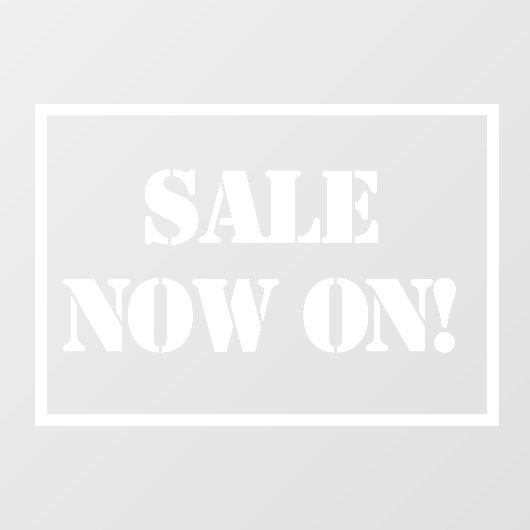 Jetzt über Sign Window Cloning absetzen Fensteraufkleber (Blatt)