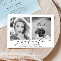 Jetzt und dann Blue 2 Foto Graduation Party