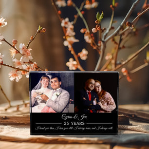 Jetzt und dann Fotos Silver Text Anniversary Foto