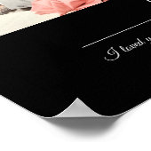 Jetzt und dann Fotos Silver Text Anniversary Foto Poster (Ecke)