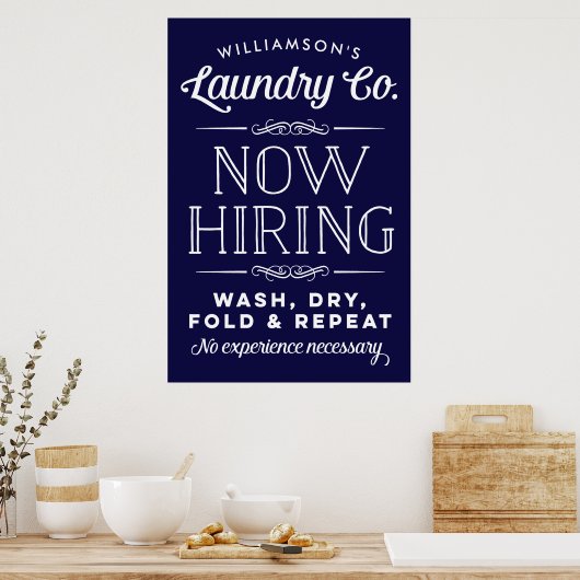 Jetzt Vergnügen Personalisierte Wäsche anmieten Pr Poster (Küche)