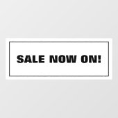 Jetzt verkaufen fensteraufkleber (Blatt)