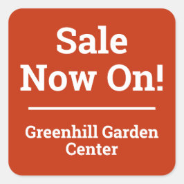 Jetzt verkaufen mit Aufkleber für den Store