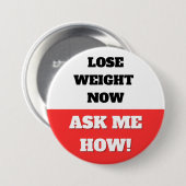 JETZT VERLIEREN SIE DAS GEWICHT. FRAG MIR, WIE! BU BUTTON (Vorne & Hinten)
