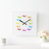 JETZT ! WALL CLOCK BY DMT QUADRATISCHE WANDUHR (Zuhause)