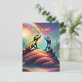 jetzt was postkarte (Stehend Vorderseite)