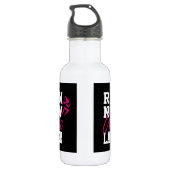 Jetzt Wein später ausführen Edelstahlflasche (Rückseite)